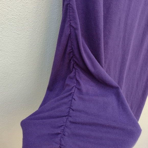 The Limited Dark Purple Slimming Long Top in Size Small - Picture 3 of 6